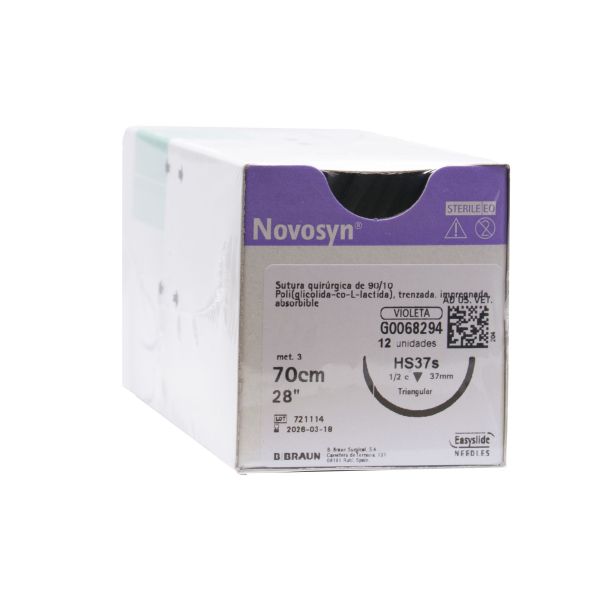 NOVOSYN 0 HS37S 70CM C/12