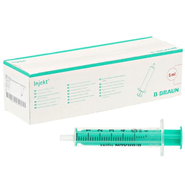 INJEKT SYRINGE 5ML LUER 100U