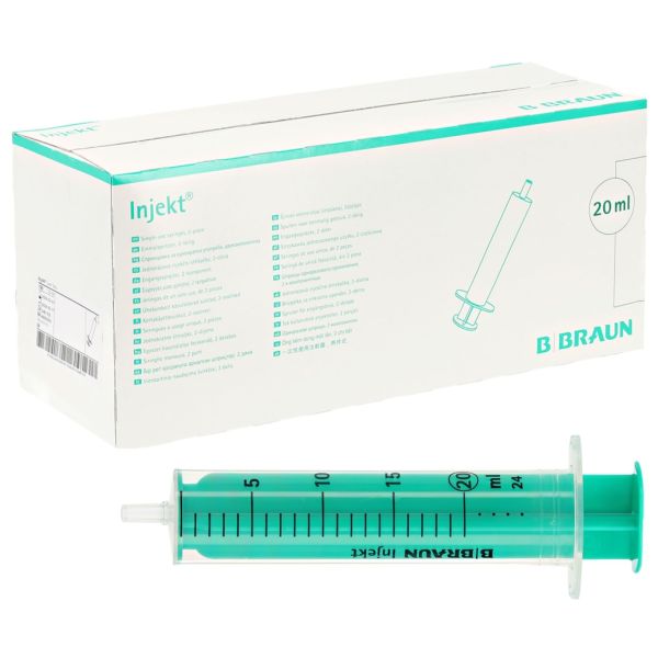 INJEKT SYRINGE 20ML LUER 100U