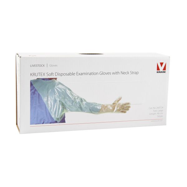 GANTS D'EXAMEN LONG ET SOFT AVEC ÉPAULE B/50