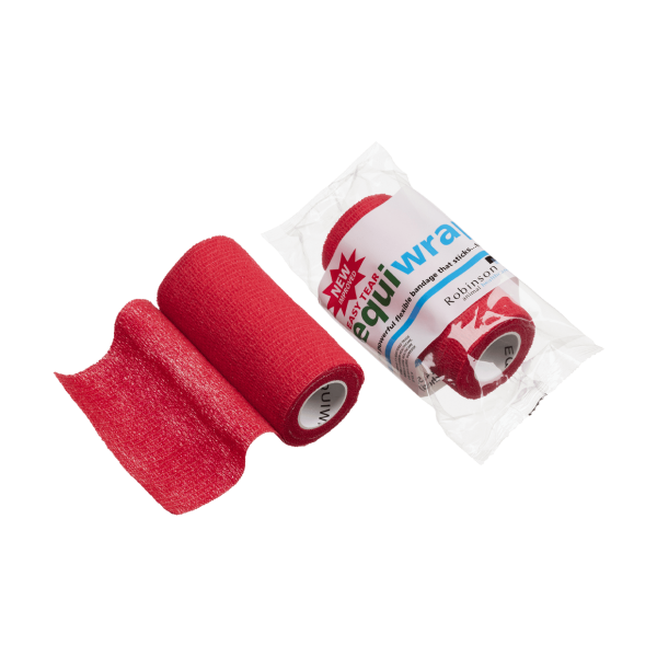 EQUIWRAP BANDE COHÉSIF 10X4,5M ROUGE