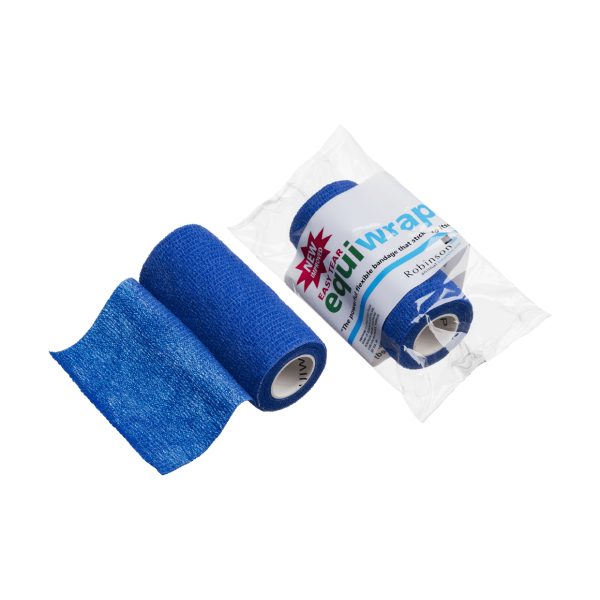 EQUIWRAP BANDE COHÉSIF 10X4,5M BLEU