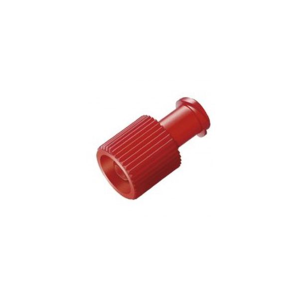 TAPÓN COMBI LUER LOCK ROJO C/100