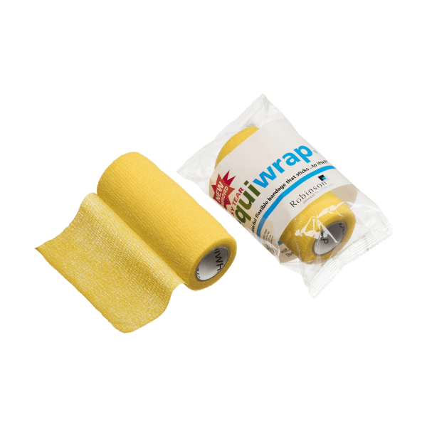 EQUIWRAP BANDE COHÉSIF 10X4,5M JAUNE
