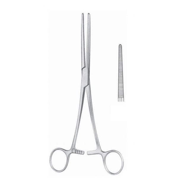 PINÇA HEMOSTÁTICA KOCHER TALMED RETA 20CM