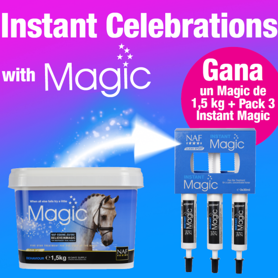 ¡SORTEO! Participa y gana 1 Magic 1,5kg + pack jeringas