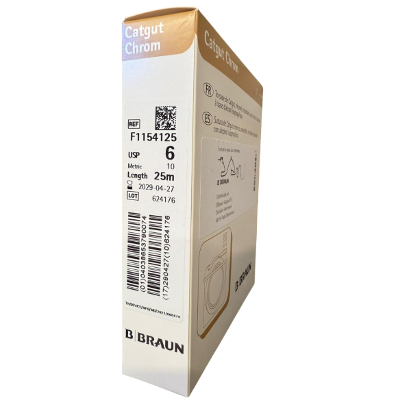 CATGUT CHROM USP 6 25M