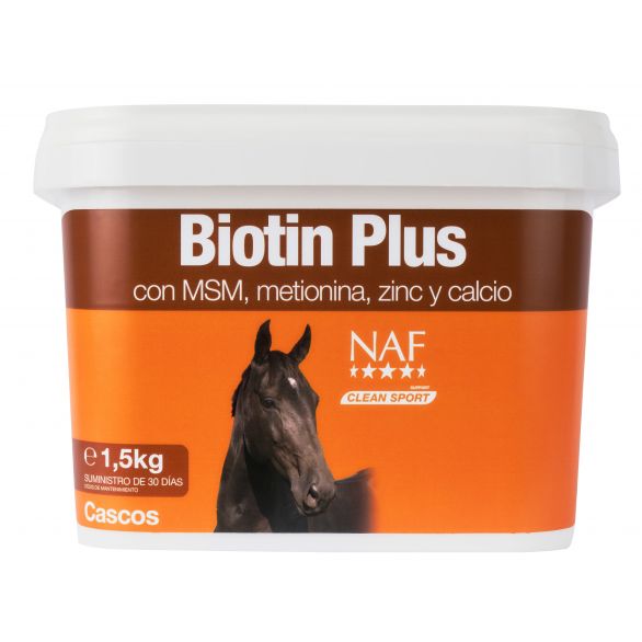 Biotin Plus 1,5kg – Biotina para caballos | GIROVET