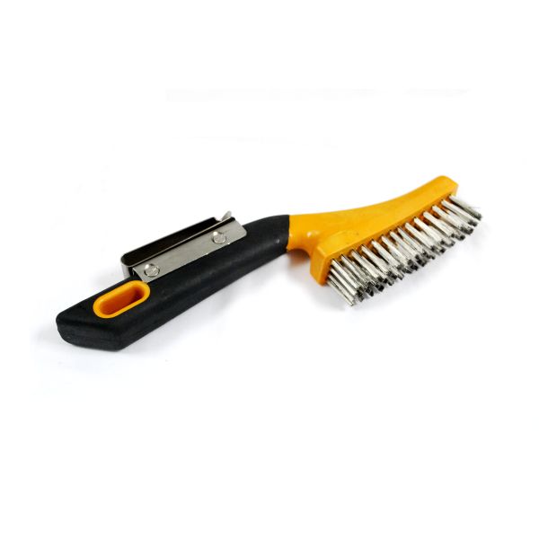 BROSSE INOX AVEC SUPPORT